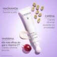 Descrição conforme o Fabricante: “O Vinoperfect Creme de Olhos trata todos os tipos de olheira. Graças ao seu aplicador de cerâmica refrescante, o creme visivelmente ilumina e uniformiza o contorno […]