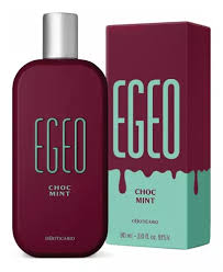 Descrição conforme o Fabricante: “Egeo Choc Mint Desodorante Colônia é a fragrância que entrega a dose de chocolate ideal para suas produções. Chocolate te abraça, te conforta e te deixa feliz. […]