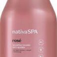 Descrição conforme o Fabricante: “O Shampoo Vegano Anti Quebra Nativa Spa Rosé é sinônimo de cabelos limpos e cheios de vida outra vez. Ele limpa suavemente os fios enquanto devolve a vitalidade […]